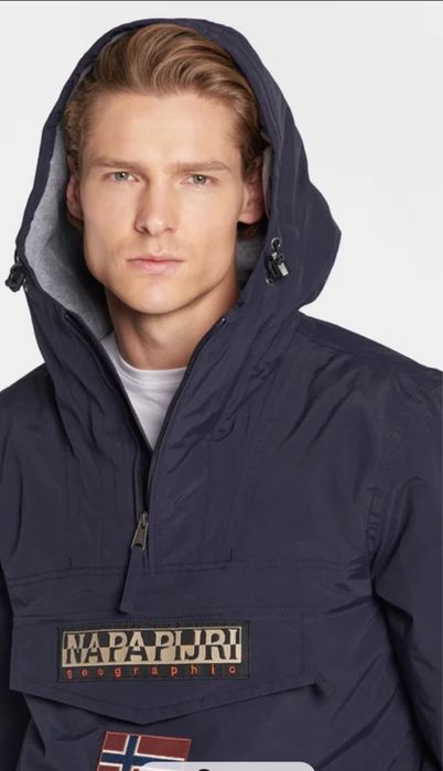 Куртка Napapijri Anorak Rainforest Winter 3 Синій Regular Fit