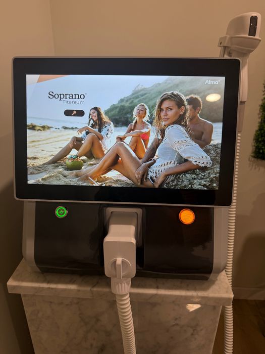 Alma Soprano Titanium (Díodo Tripla Onda) Máquina Depilação a Laser
