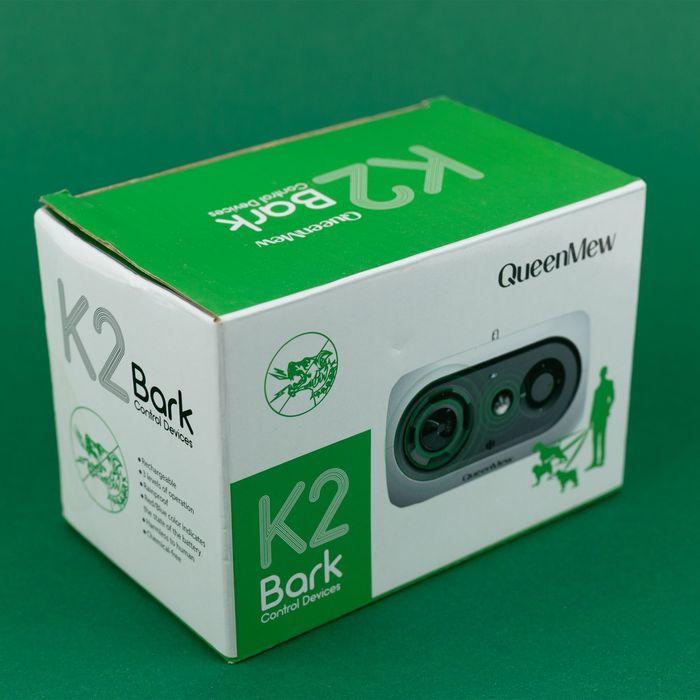 Ultradźwiękowy odstraszacz szczekania QueenMew K2 Bark Control – akumu