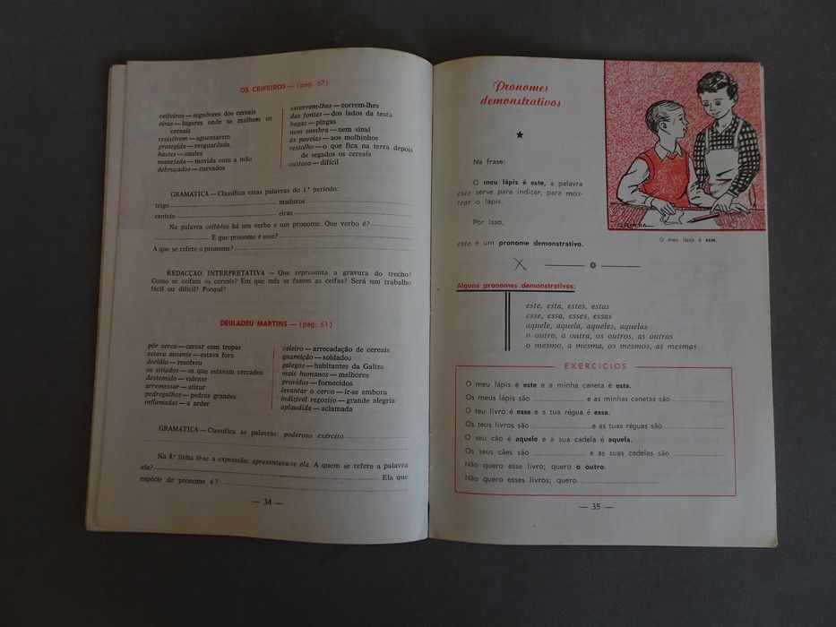 Antiga Gramática 3ª classe novos programas Prof. Luís Reina (1967)
