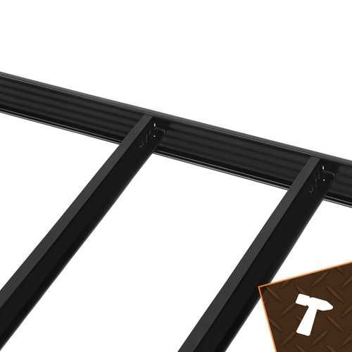 Regał Magazynowy Metalowy 1000kg Mocny Czarny Garaż Piwnica 180x90x40 OKAZJA