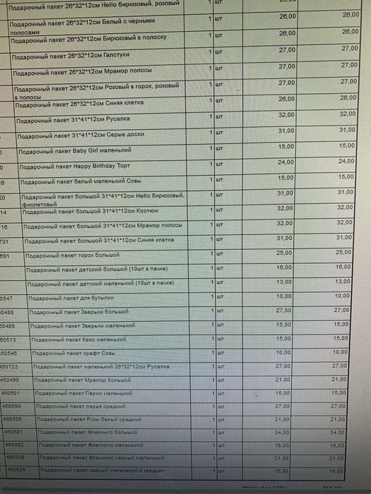 Бумажные разные картонные