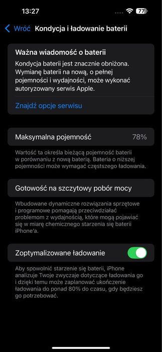 IPhone 14 Pro Max 256 GB Złoty