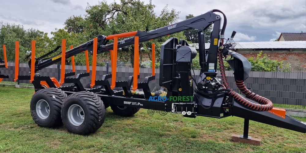 Przyczepa Leśna  BMF 10T2 Pro 720 - Rabaty ! 6 Par koła 500x17