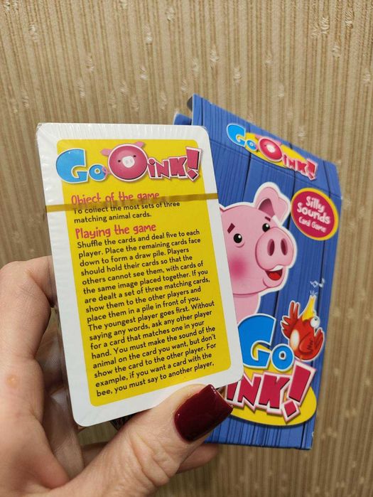 Нова дитяча настільна гра Go Oink! (Cheatwell Games) з Англії