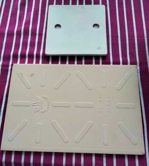 Placas em chacota branca para pintura (artesanato manual)
