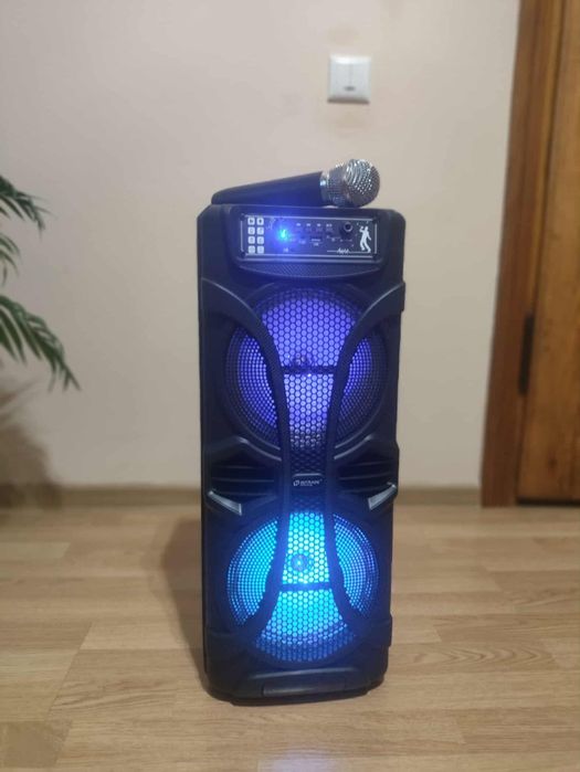 Акція. Караоке. Bluetooth колонка 40w. Портативна колонка. Радіо