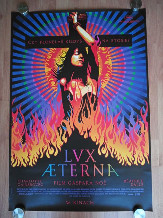 Plakat filmowy LUX AETERNA/Charlotte Gainsbourg/Oryginał