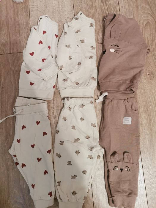 Paka ubranek dla dziewczynki 74/80