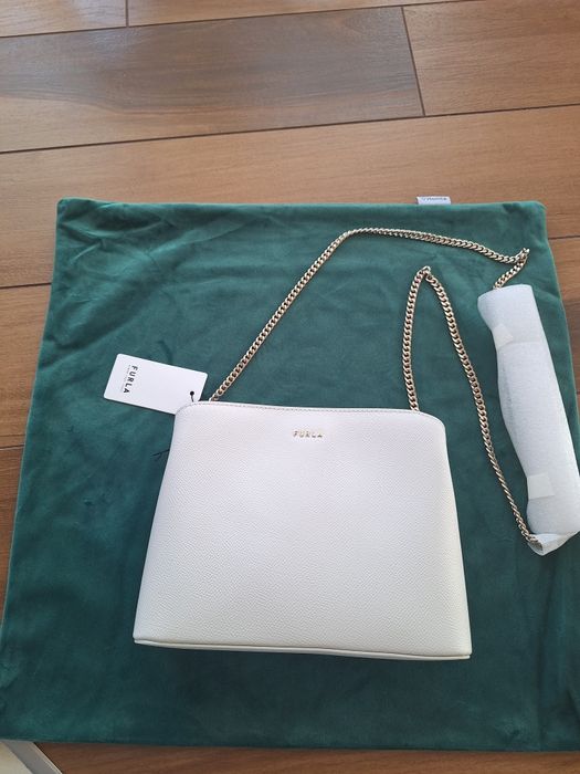 nowa elegancka torebka furla na łancuszku