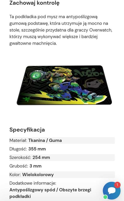 Nowa podkładka pod mysz komputerową goliathus speed