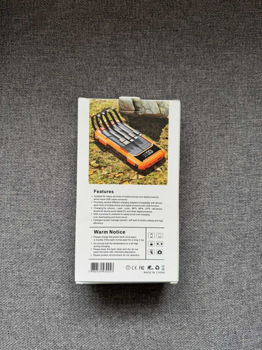 Powerbank solarny 10000 mAh