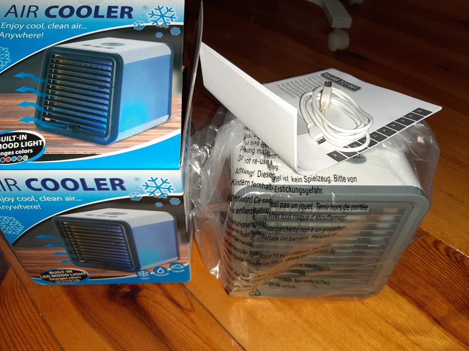 Mini airco Schładzarka powietrza Oczyszczacz powietrza 3w1 Nowy