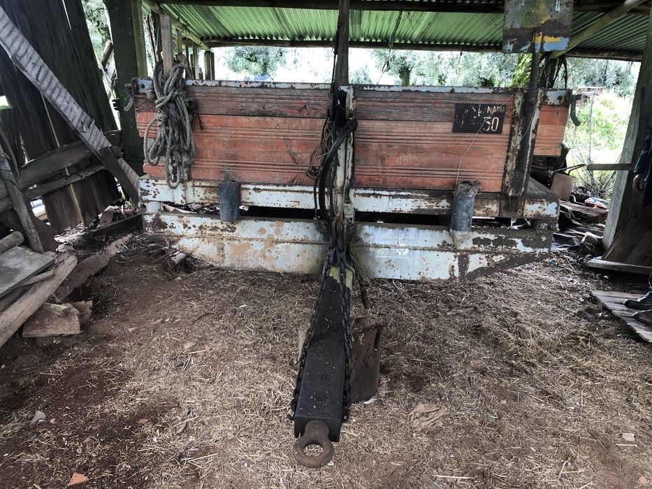 Atrelado tractor agricultura Tri-basculante