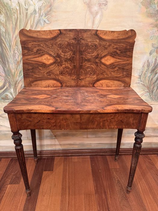 Antyczne biurko Biedermeier | Orzech | Sekretarzyk XIX w.