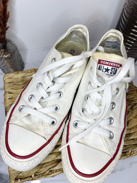 Białe trampki krótkie Converse