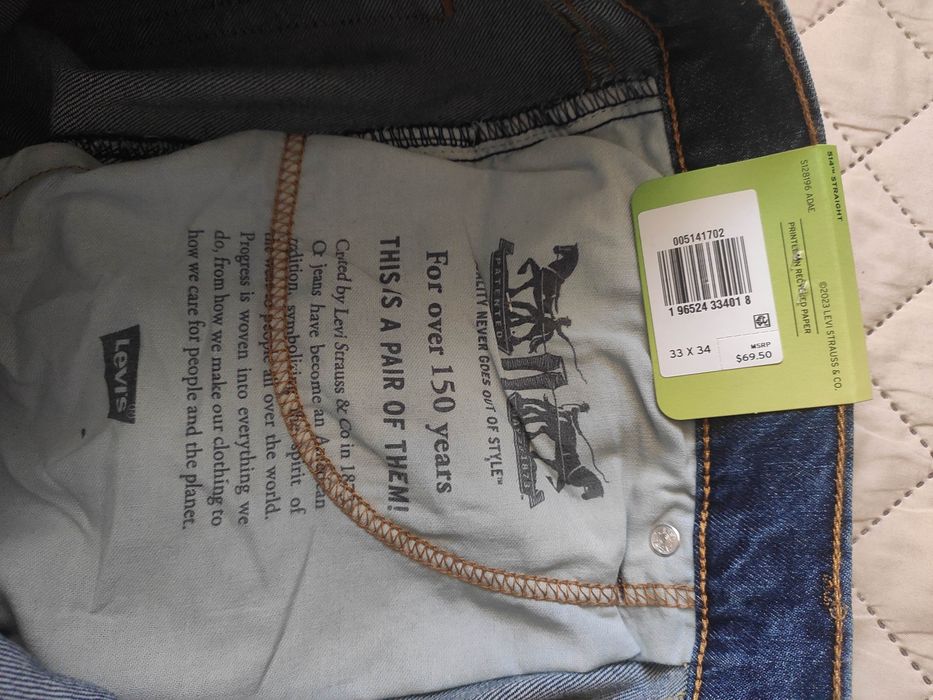 Джинси Levis 514 р.W33-L34 оригінал
