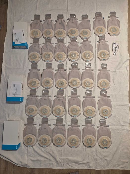 Worki stomijne. Convex Soft, Sensura Mio 164150. Zestaw 31 sztuk