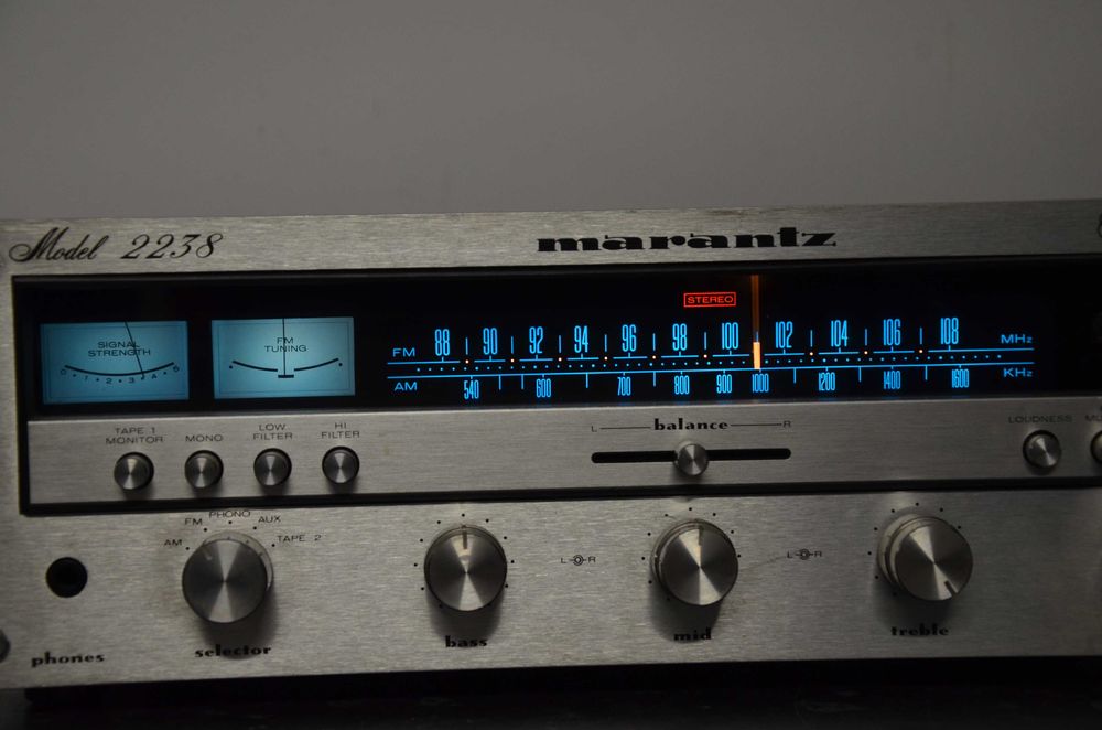 Amplituner Marantz 2238 2.0 srebrny vintage okazja
