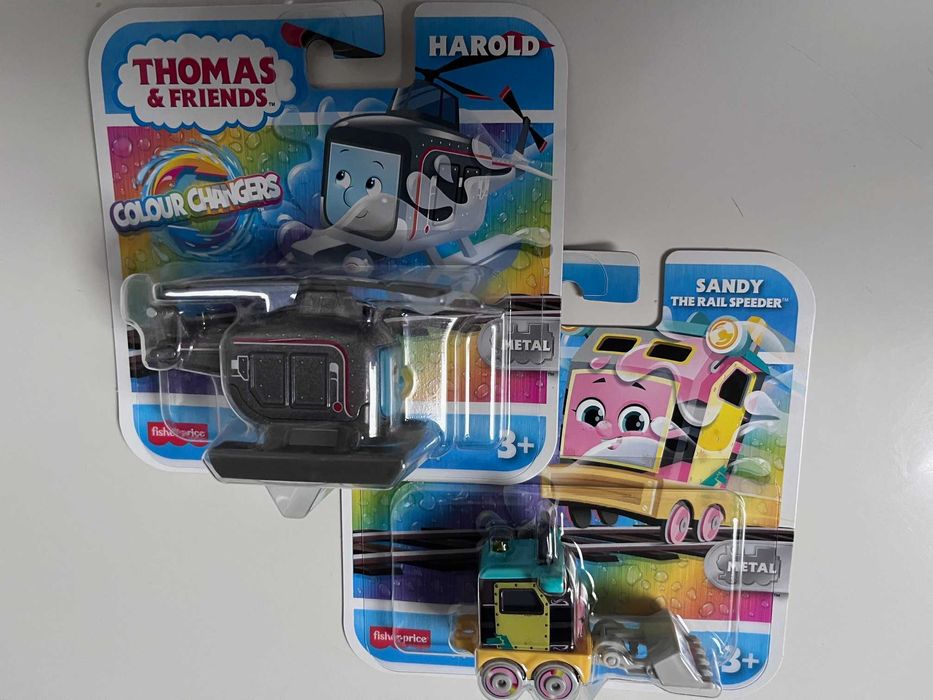 Tomek i Przyjaciele zmiana koloru pod wpływem wody Harold i Sandy