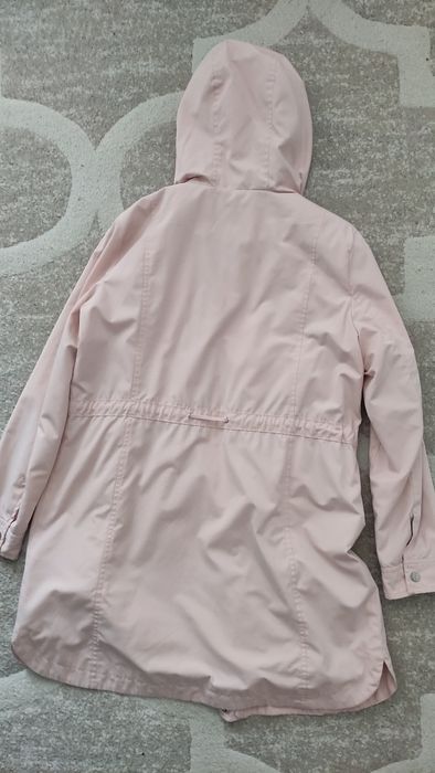 Parka płaszcz 38 różowy