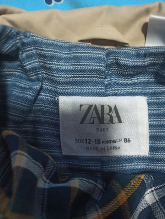 Parka e camisa 12_18 meses da marca zara