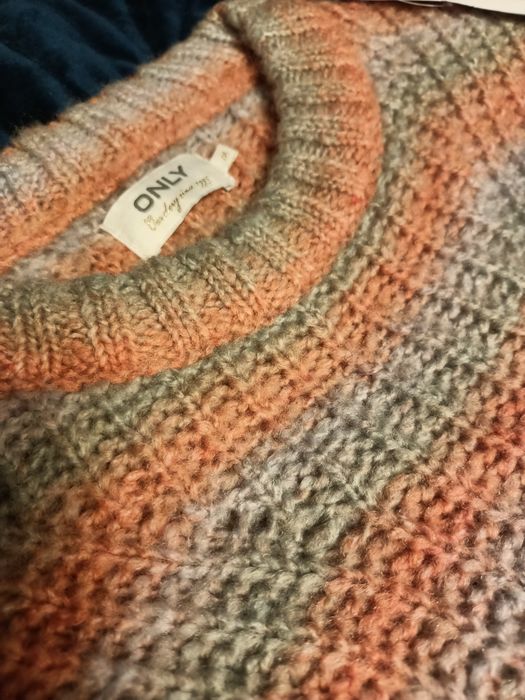 Ciepły gruby sweter damski ONLY M 38