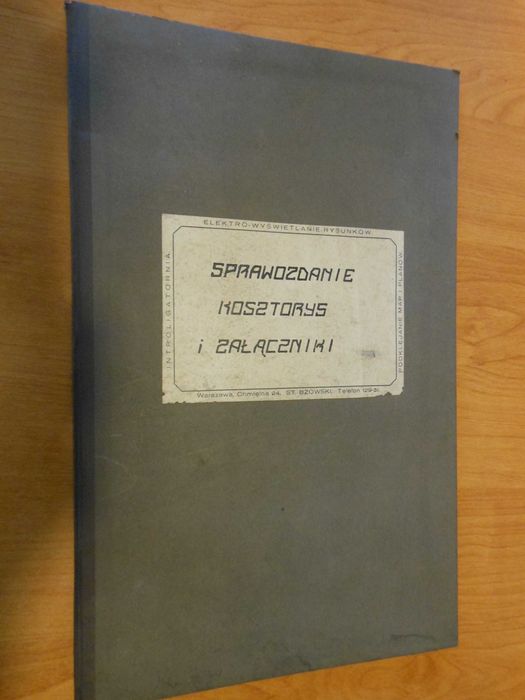 Kompletny operat melioracyjny Spółki Wodnej Łukomie z lat 30-tych XX wieku - antyk