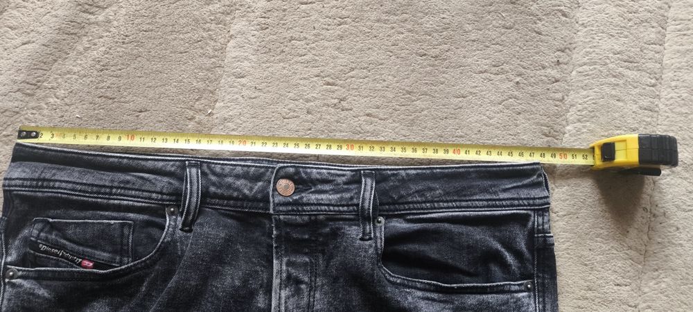 Джинси Diesel Sleenker Skinny W36 L32 Оригінал (Сірі/Чорні)