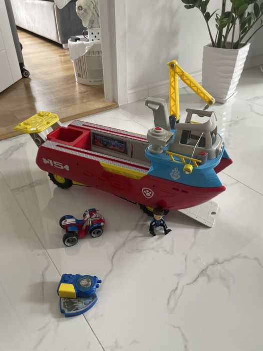 Duża łódź statek Psi Patrol paw patrol