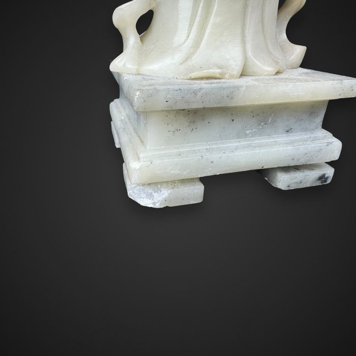 Figurka chińska Bóg Shou Lao kamien mydlany  B41/062113