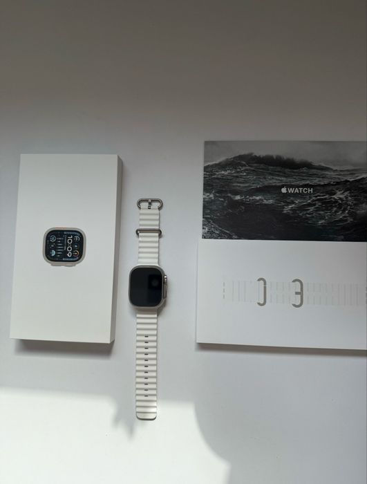 Apple watch ultra 2 GPS+cellular, stan idealny zero rys