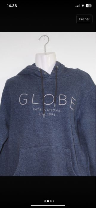 Sweat azul Globe, excelente estado