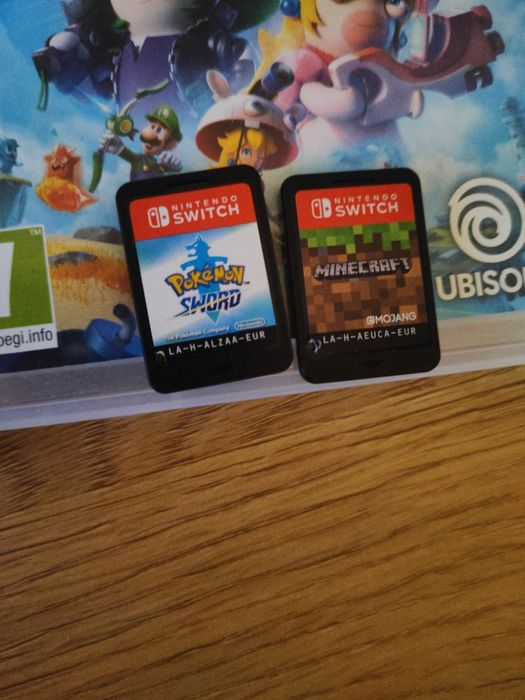 Gry na Nintendo Minecraft,Pokemon Sword,Mario,LEGO Brawls