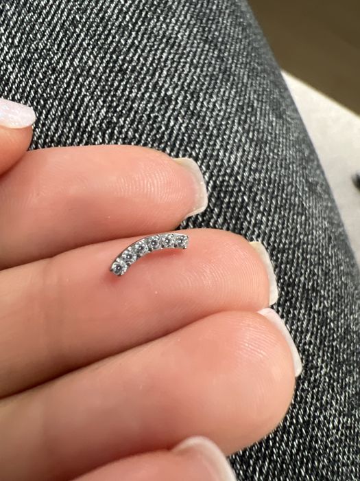 Сережки титан мочка трагус хелікс