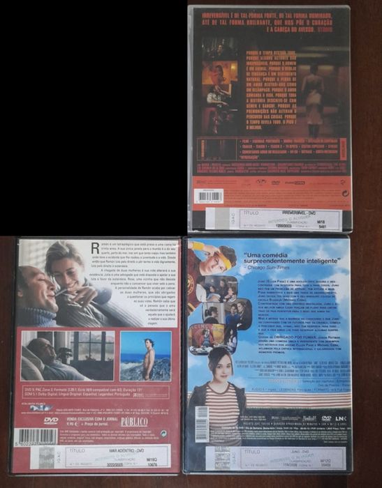 DVD Irreversivel / Juno / Mar Adentro