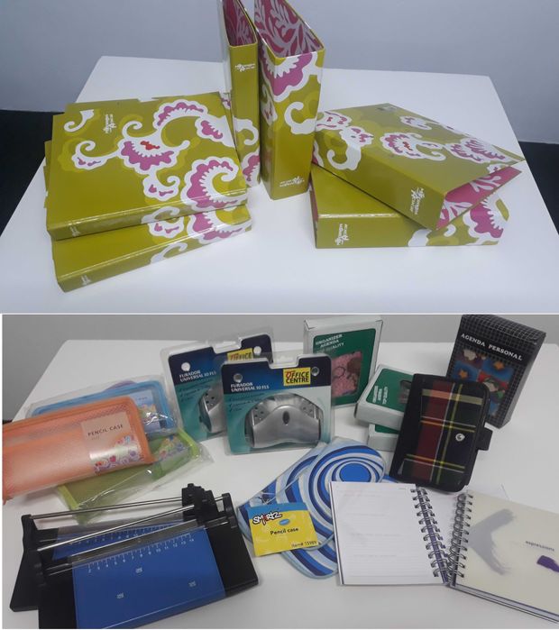 Material Escolar e de Escritorio (NOVO) (vendo todo o conjunto)