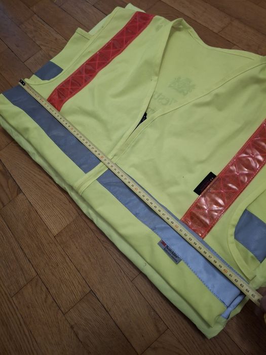 Плащ - куртка подовжена сигнальна / світловідбиваюча KEEP SAFE, L, дві XL, дві XXL
