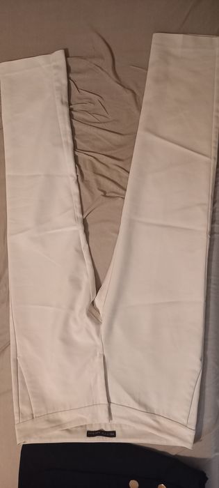 Eleganckie białe spodnie S