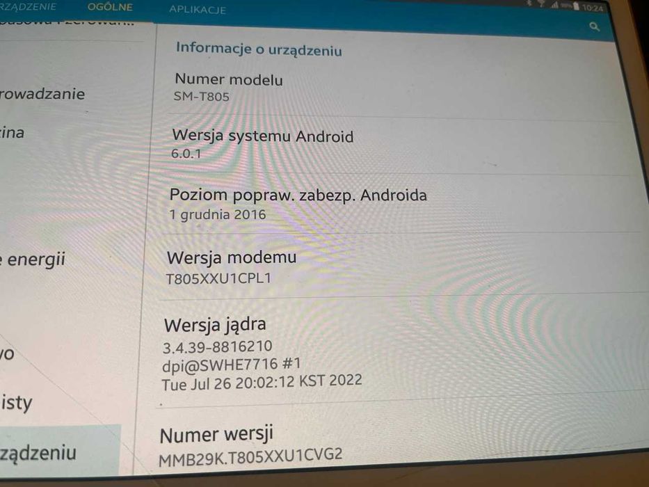 Tablet Samsung Tab S1