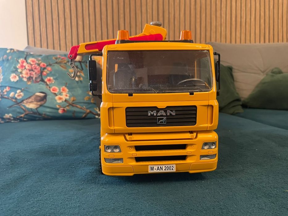 Bruder 02750 Pomoc Drogowa Laweta MAN TGA + Jeep | Stan Idealny, Kompletny
