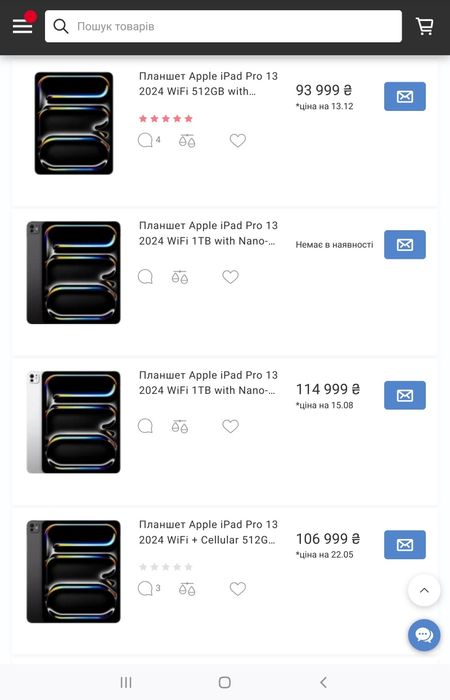 Ipad Pro 13 m4 512 Gb Silver 5g LTE можна окремо magic  keyboard pen все запечатано запаковано