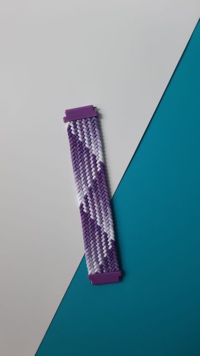 Pasek plecionego materiału 20 mm do zegarka Samsung, Huawei, Amazfit,