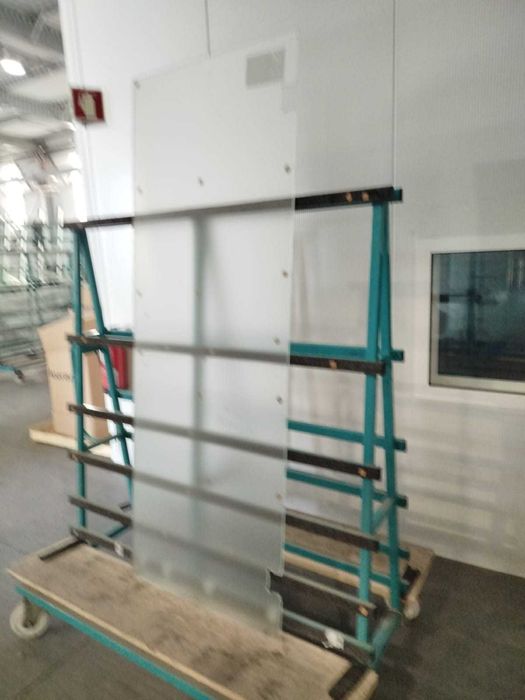 Porta de vidro temperado