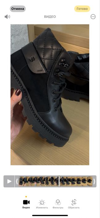 Ботінки жіночі шкіряні , на натуральному хутрі розмір 36