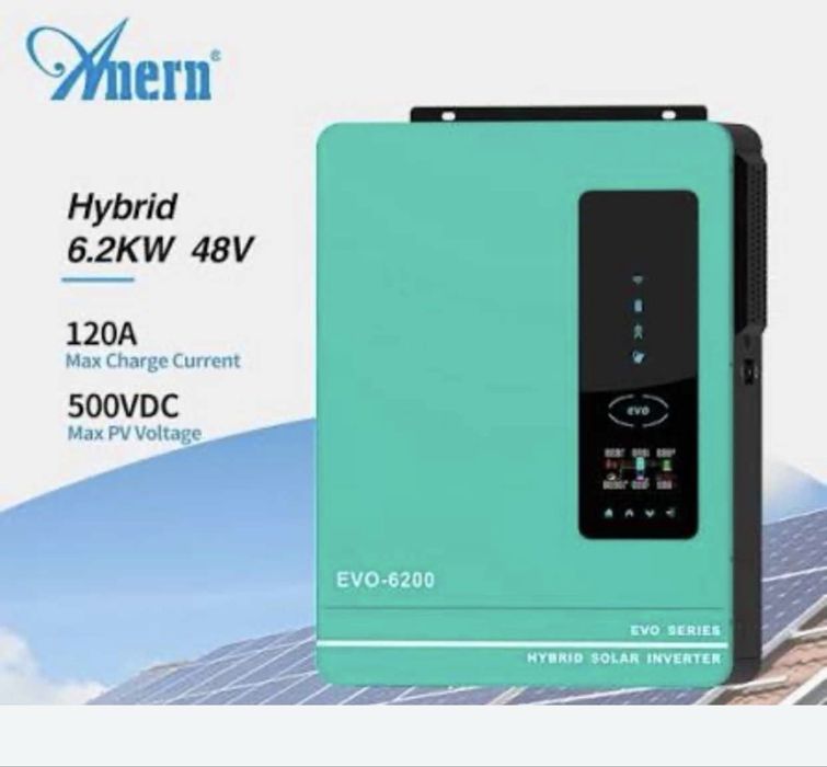Гібридний сонячний інвертор ANERN SCI-EVO-6200 6,2kW