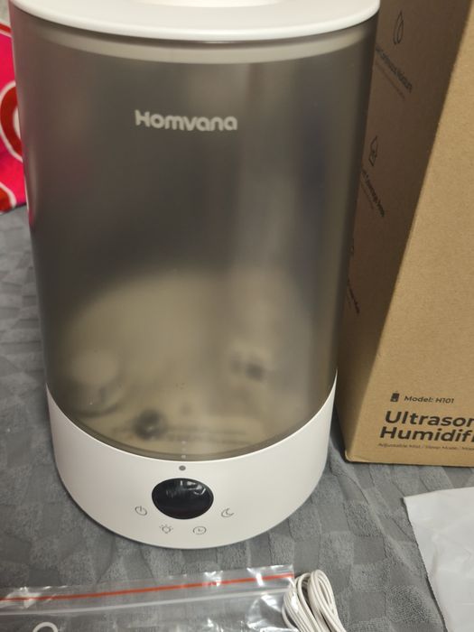 Homvana Umidificadores Cool Mist para quarto de casa, vaporizador ultrassônico de enchimento superior de 3,6 L para plantas, bebê,