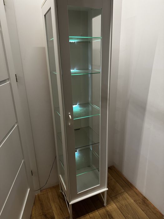 Witrynka szklana, biała