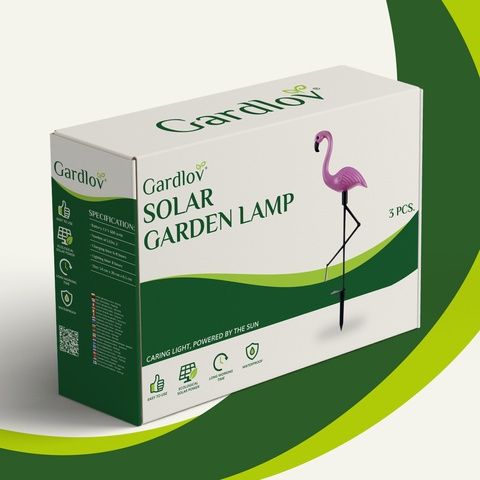 Lampki solarne - FLEMINGI - 3 szt.