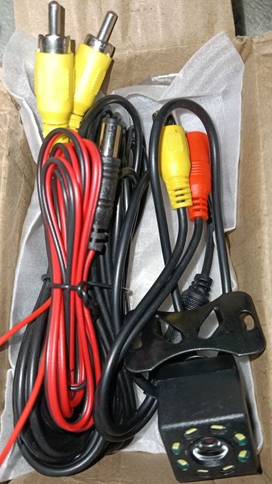 Câmera traseira marcha atrás do carro  8LED inclui todos os acessórios